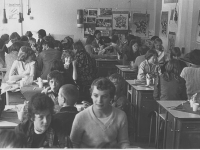 A special dinner laid on in school?