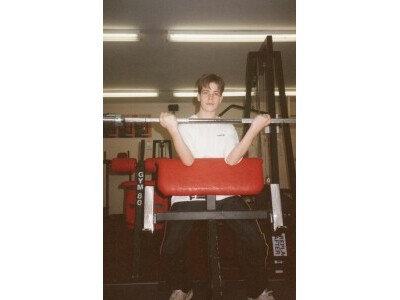 In The Weights room