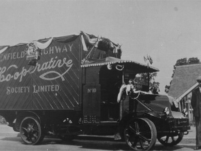 Co-op solid tyred lorry No10
