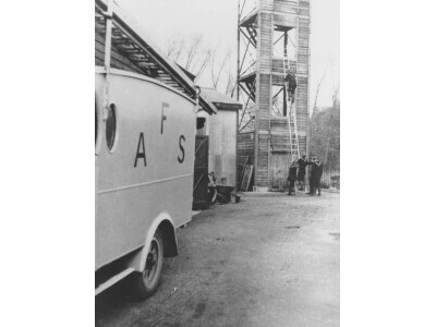 Fire Brigade in Council Yard