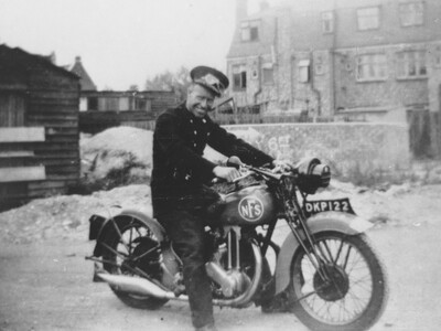 Fireman Savill, Despatch  Rider